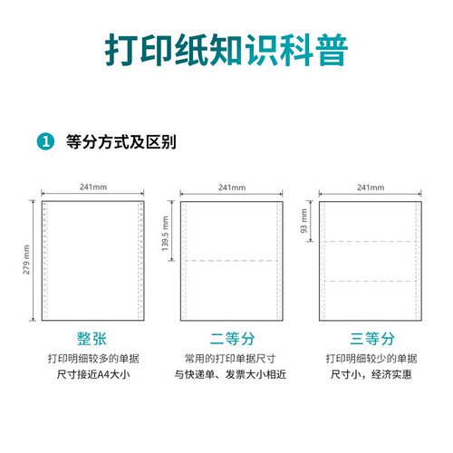 得力针式电脑打印纸一联三联二联四五联加厚出库发货送货单1000页 - 图2