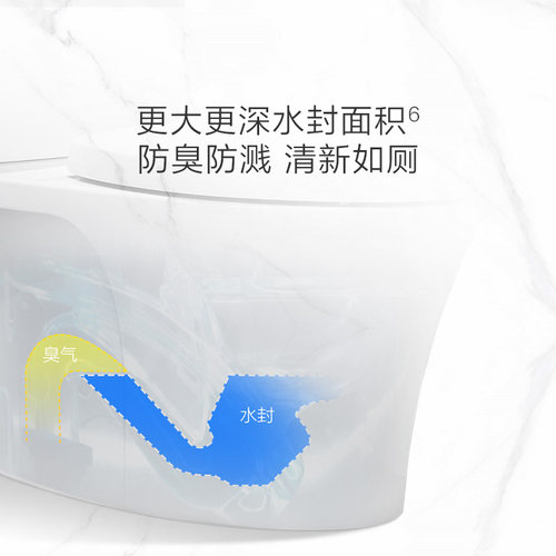 科勒官方旗舰店维亚分体式家用小户型卫生间坐便器马桶1666T - 图3