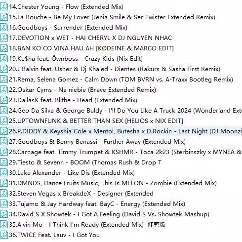 2024 3月早场122-128Tech&Deep house 90分钟高质量酒吧DJ套曲 - 图0