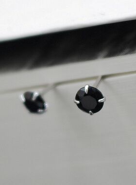 mini纯银锆石百搭迷你水钻耳钉
