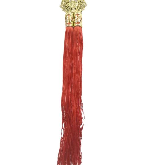 Аксессуары для украшения весеннего фестиваля, двойная трубка с кисточкой в виде рыб