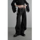ບໍ່ມີພາບລວງຕາ slit trousers ສະຫມໍ່າສະເຫມີ