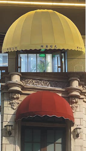 门头雨棚  定做遮阳棚法式遮阳蓬西瓜棚圆蓬冬瓜篷装饰雨蓬梯形篷 - 图2