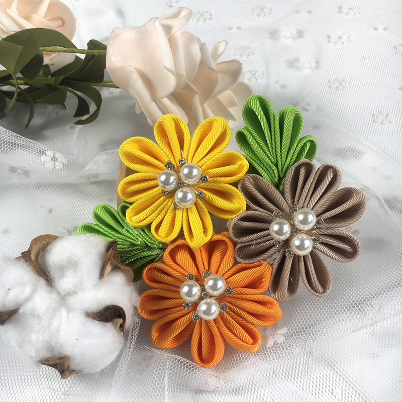 38mm织带装饰带手工diy材料包装螺纹彩带发饰配件材料罗纹丝带 - 图2