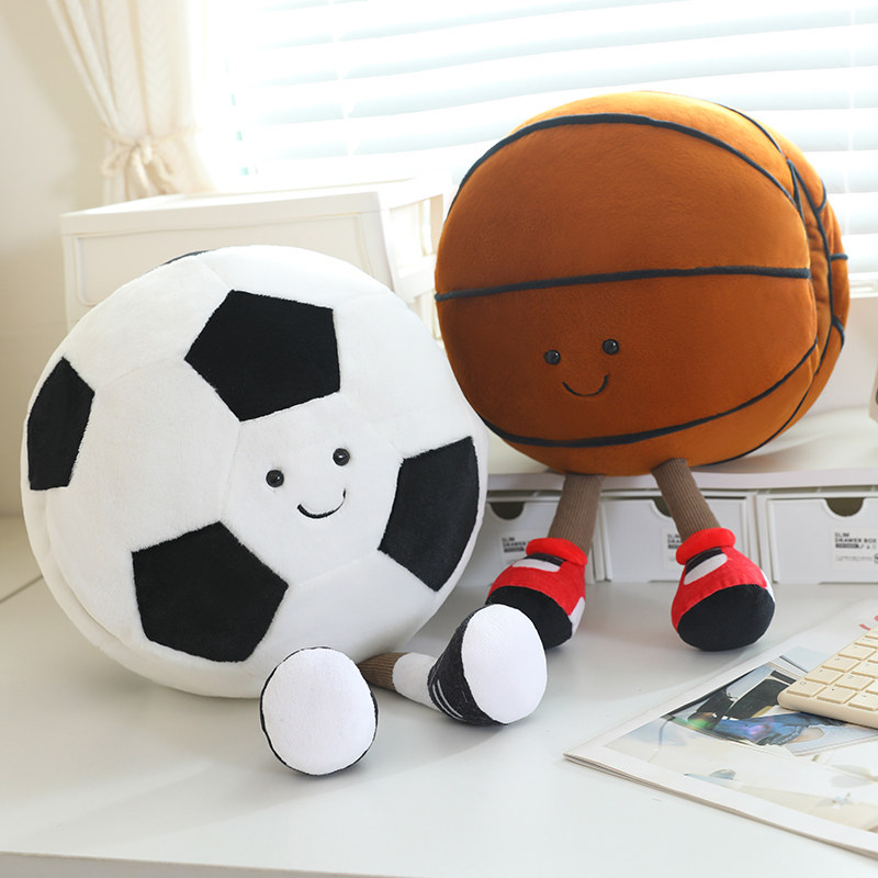 创意仿真篮球网球足球毛绒玩具球形抱枕暖手捂体育球类活动礼品,淘宝优惠券,粉丝福利购,淘宝优惠卷