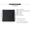 Water-repellent drawstring basketball bag with printable oxford cloth