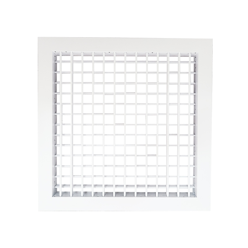 双层活动可调百叶格栅十字咀中央空调新风系统出风排风送风口-图3