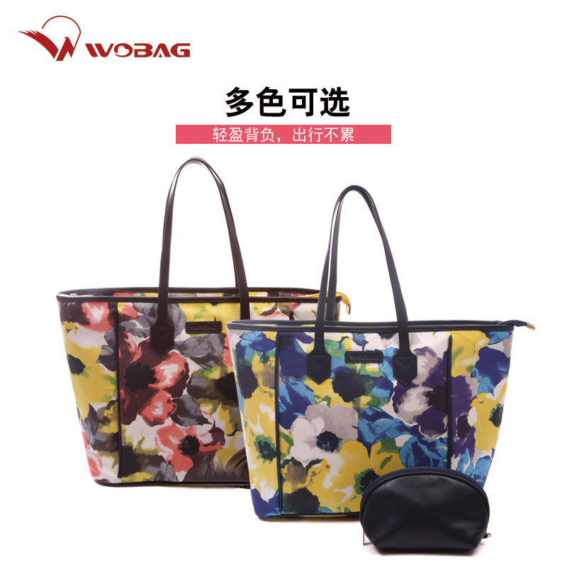 新款时尚印花女士单肩手提子母包大容量孕妇妈咪包户外便携母婴包 新款时尚印花女士单肩手提子母包大容量孕妇妈咪包户外便携母婴包
