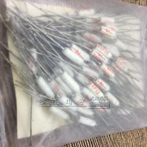 南昌无线电厂2AP9J白色玻封检波锗二极管矿石收音机专用J级玻璃管 - 图2