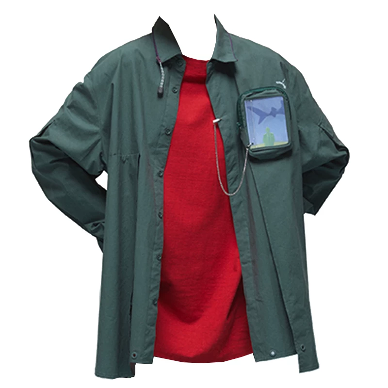 Three dimensional cards, magnetic retro shirt, in 3d format