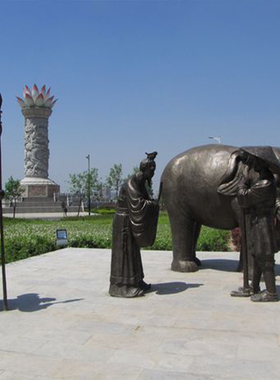 恣蚊饱血孝道文化主题公园玻璃钢人物雕塑户外民俗小品商业街摆件