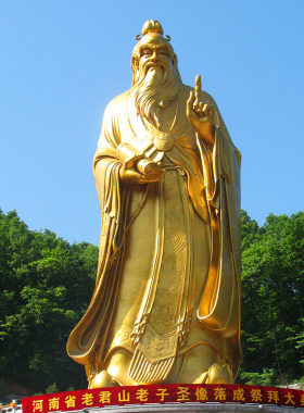 老子骑牛出函谷关铸铜雕塑校园林主题广场名人户外城市小品摆件