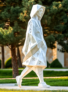 大型玻璃钢人物雕塑户外装饰品