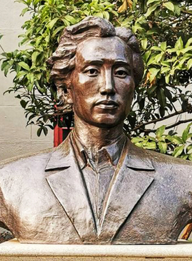 历史考古学家校园人物玻璃钢