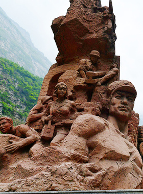 户外广场铁道兵大型标志性园林