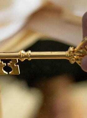 财富金钥匙摆件开财库酒店风水