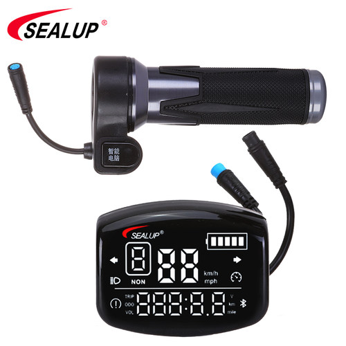 希洛普 配件36V48V圆形仪表第三代四代加速转把控制器开关显示器 - 图2