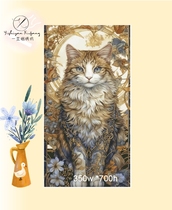 A cigarette embroidery workshop self-fit cross embroidered kit king cat 350 * 700 g 84 color