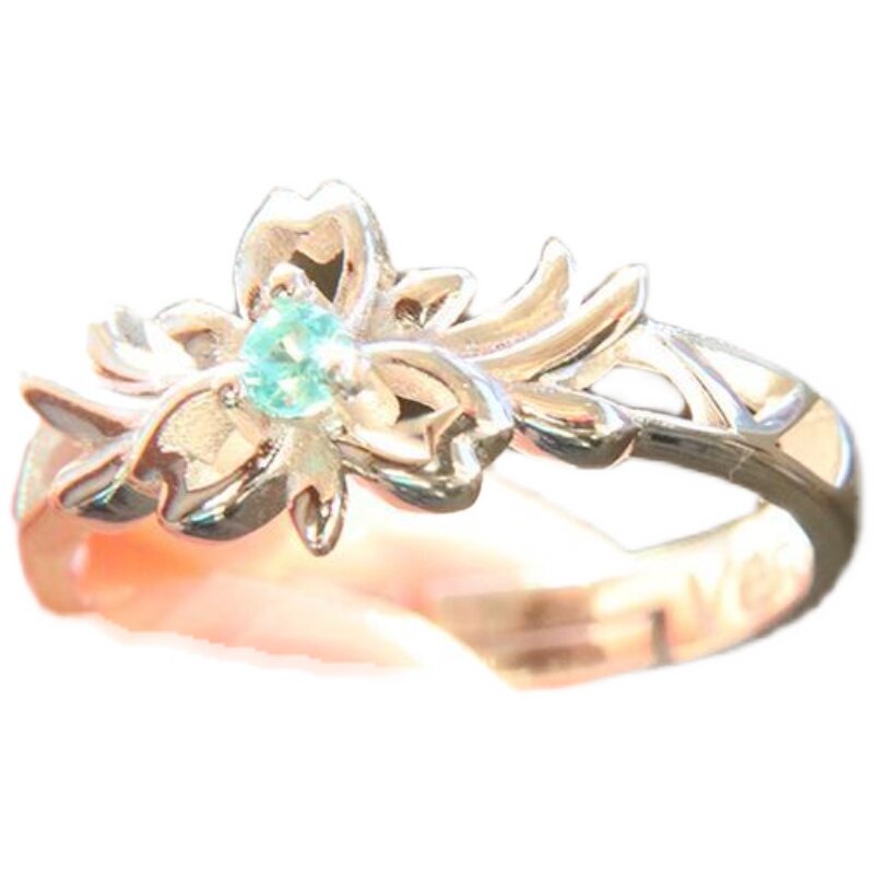 游戏周边 原神七大元素神之眼不锈钢戒指风火水雷二次元温迪指环