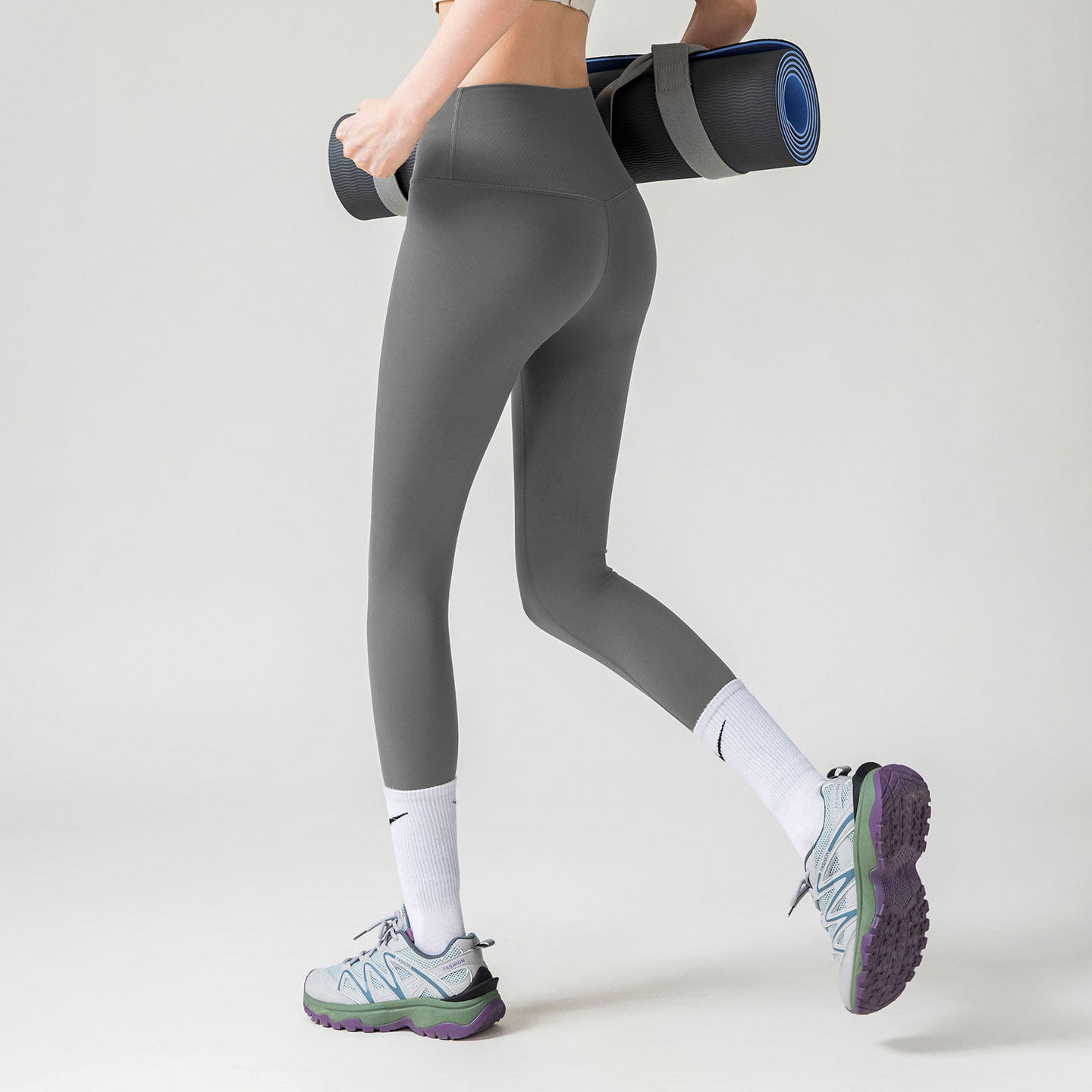 【畅动裤】九麦一品新款高腰提臀秋冬运动瑜伽裤训练健身服鲨鱼裤,淘宝优惠券,粉丝福利购,淘宝优惠卷