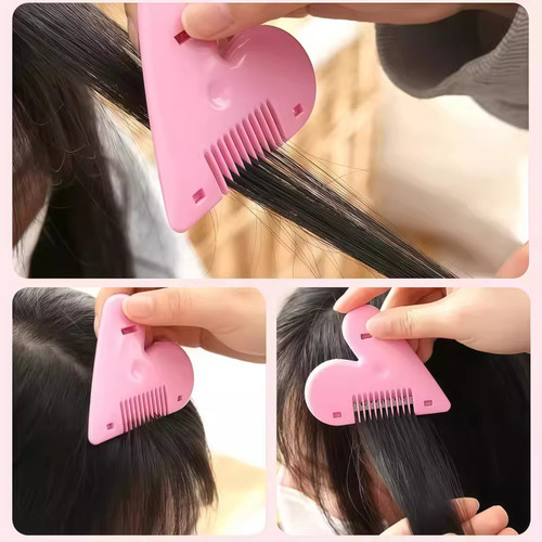 爱心削发家用梳子女孩理发打薄器成人儿童神器刘海自己剪工具刀 - 图1