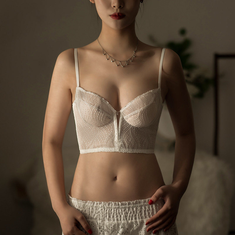 妮玫姿2022年新款蕾丝鱼骨胸衣吊带 妮玫姿抹胸