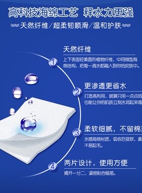 湿敷省水化妆棉UNICHARM/尤妮佳