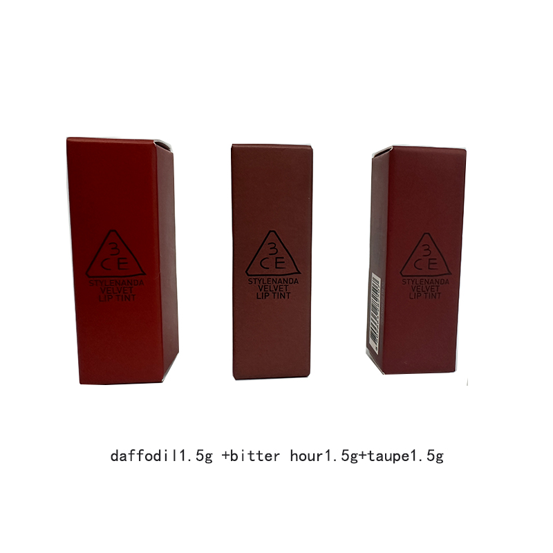 【保税】3CE三熹玉迷你丝绒唇釉水雾唇釉taupe/early hour 宿星 - 图0