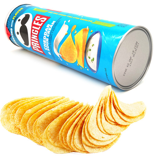 美国进口Prinles/品客薯片香浓牧场味158g进口膨化食品休闲零食品 - 图3