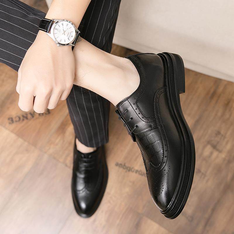 1032e秋冬男鞋英伦韩版伴郎结婚礼西装商务正装休闲棕色皮鞋男黑,淘宝优惠券,粉丝福利购,淘宝优惠卷