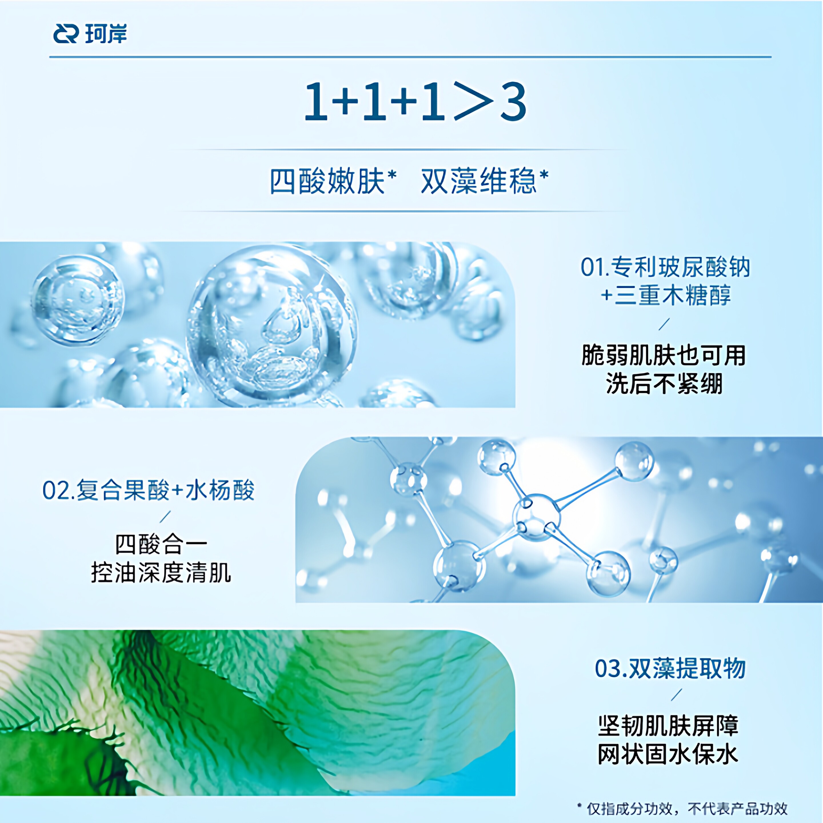 【原装正品】华熙生物珂岸海洋清肌磨砂沐浴露 400g