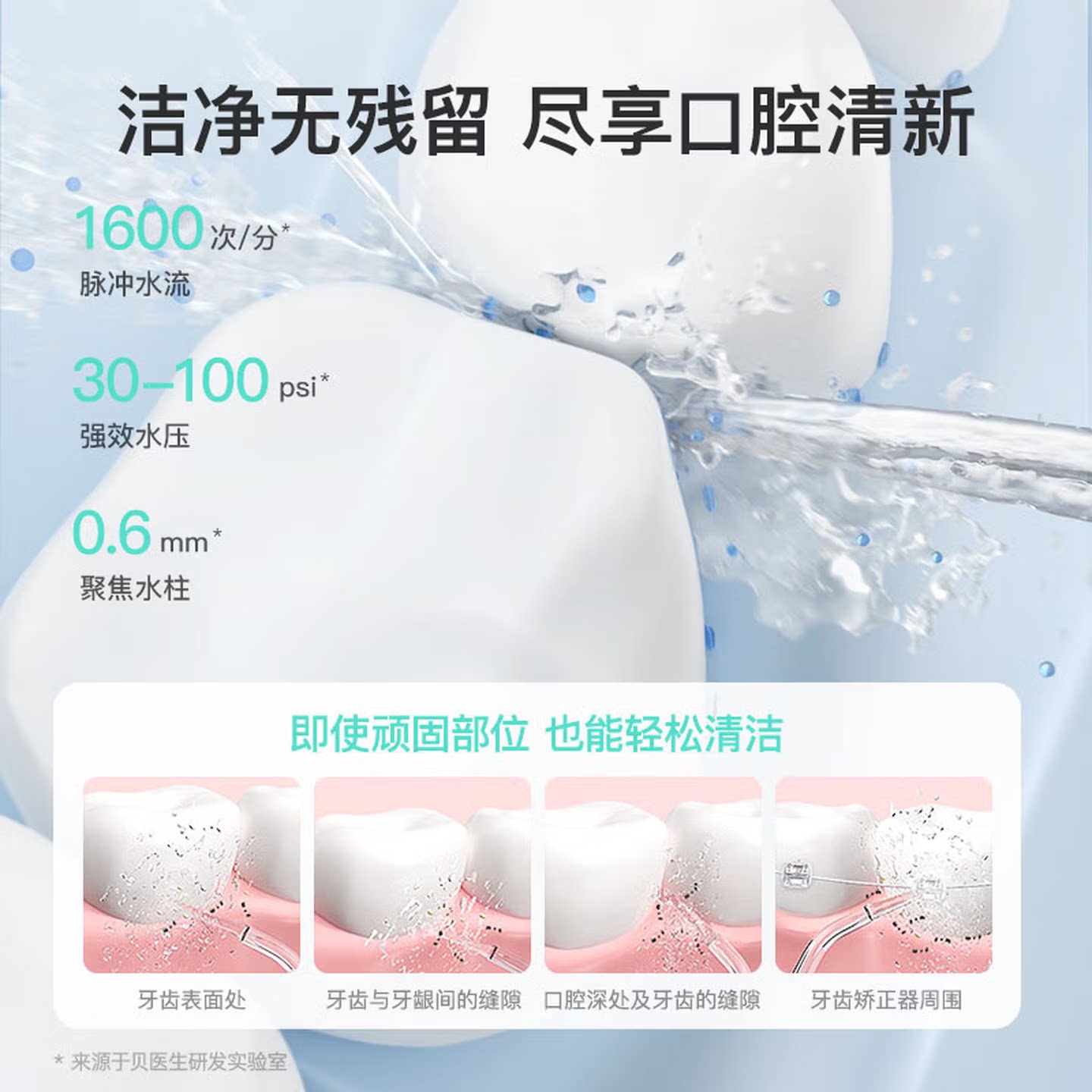 【官方正品】DR.BEI 贝医生随身冲牙器 F3 中文版
