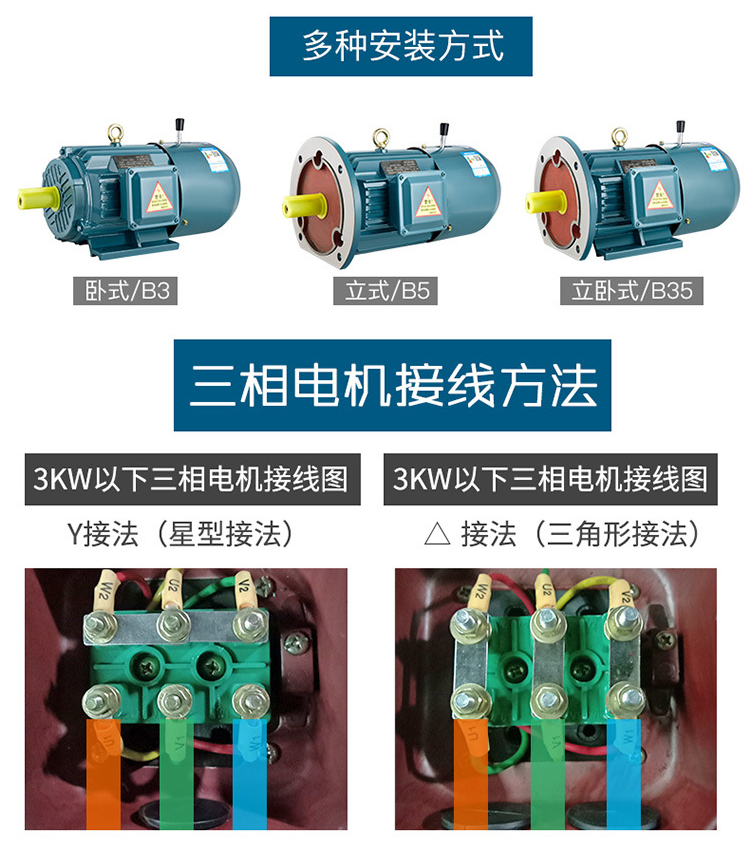 刹车电机国标铜线YEJ80 90S 90L 100L 112M 132S 160M 160L-2 4 6-图1