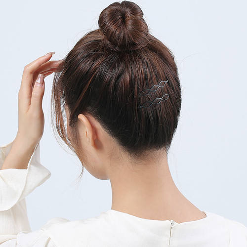 刘海碎发夹无痕后脑勺夹子发卡简约侧边网红女卡子头发一字夹头饰 - 图3
