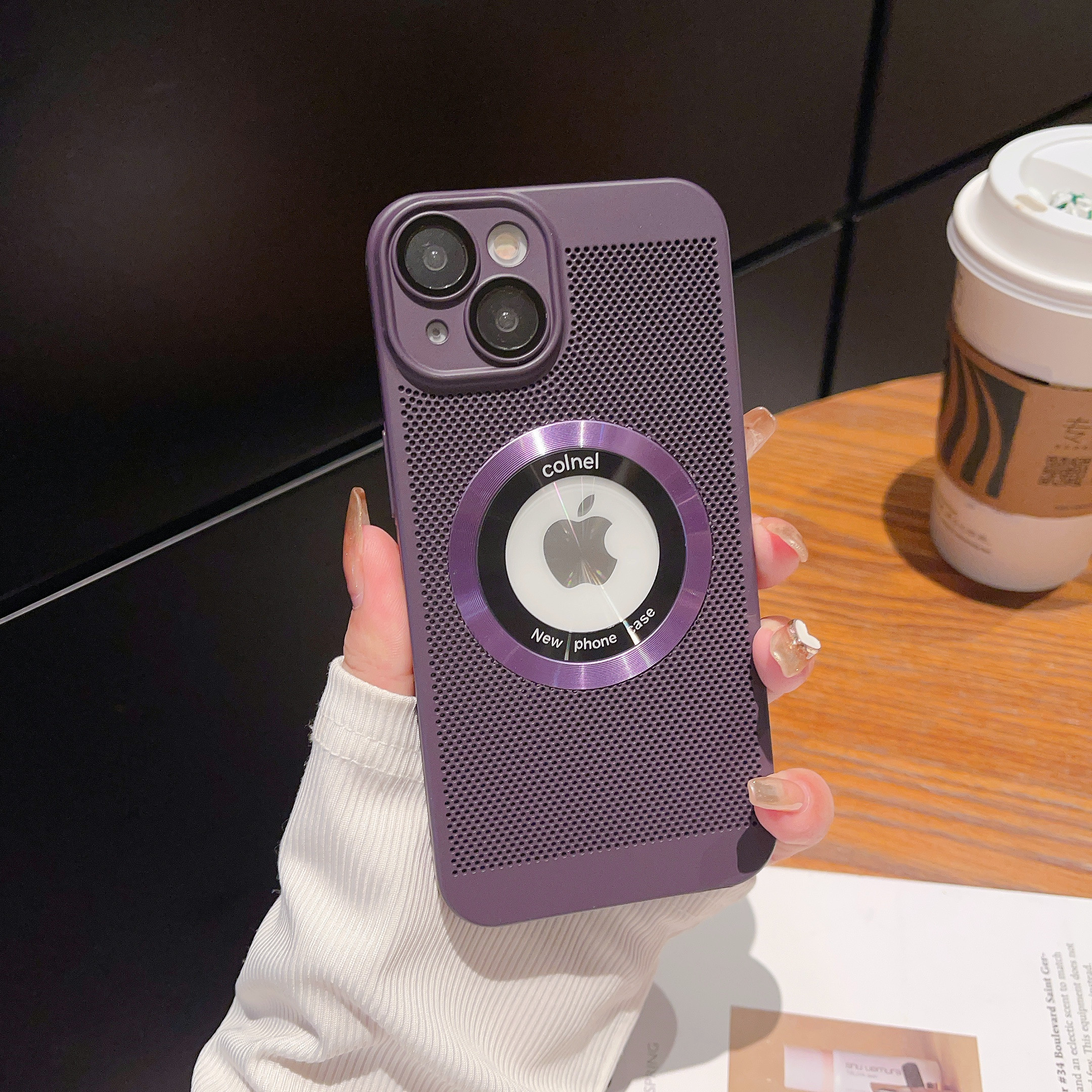 漏标磁吸散热透气适用苹果14pro手机壳iphone13简约15带镜头膜12promax超薄磨砂16plus全包男11女防摔保护套,淘宝优惠券,粉丝福利购,淘宝优惠卷