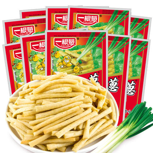 一根葱8090后怀旧葱香味膨化休闲解馋小零食品薯条小吃批发 - 图0