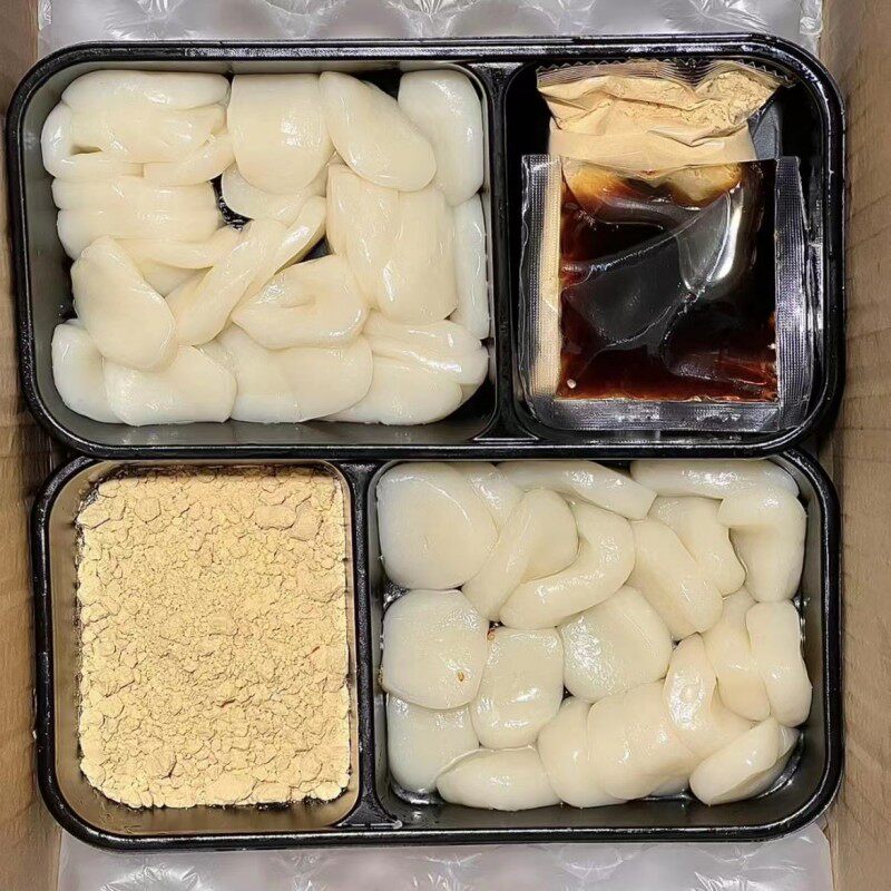 麻糍红糖糍粑闽南特产桂花红糖休闲小吃沾粉糯叽叽粘粉即食糯米团