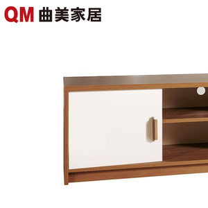 曲美家具家居 简约木质液晶电视柜 客厅储物电视柜 多功能低柜W