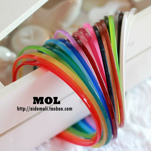 Импортный универсальный классический базовый аксессуар для волос, ободок, в корейском стиле, 0.5см