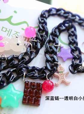韩国进口小熊姜饼项链