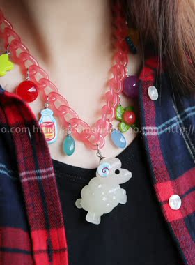 韩国进口萌系风车云朵圆球吊坠