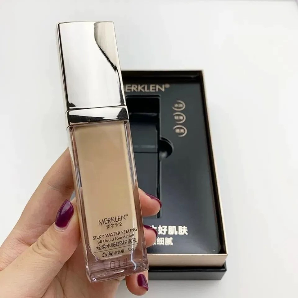 专柜正品麦尔卡伦丝柔水感bb粉底液遮瑕保湿补水清透送美妆蛋粉扑,淘宝优惠券,粉丝福利购,淘宝优惠卷