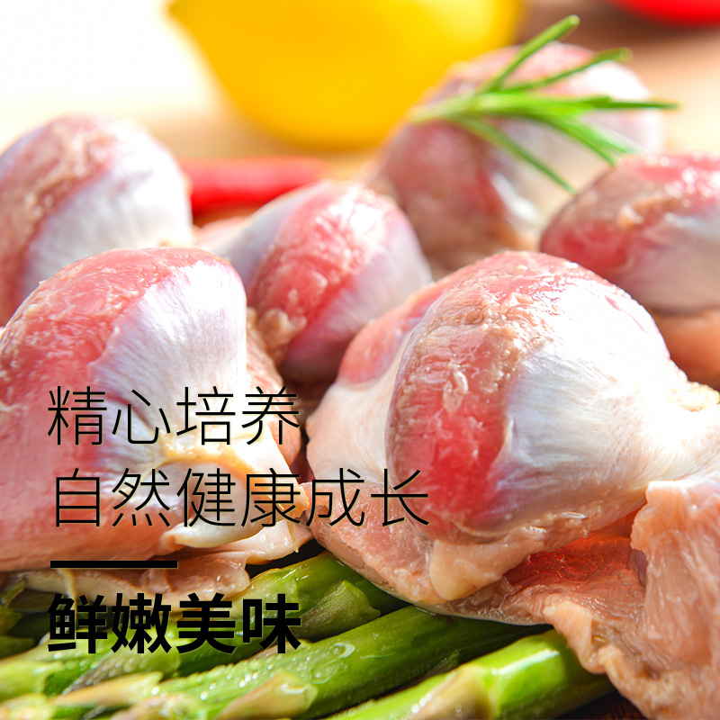 sh生鲜旗舰店圣华鸡胗新鲜鸡肫卤味原料冷冻生鸡胗生鲜冻品烧烤串食材1000g2