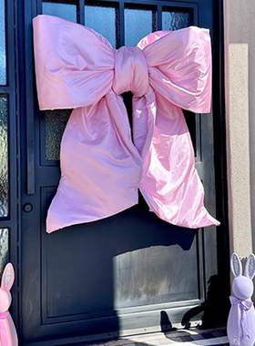 巨型蝴蝶结装饰美陈订婚礼派对店铺门头橱窗打卡布置拍照道具背景