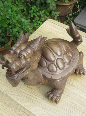 产地直销特价包邮宜兴紫砂茶宠摆件雕塑风水龙龟龙子名家正品手工