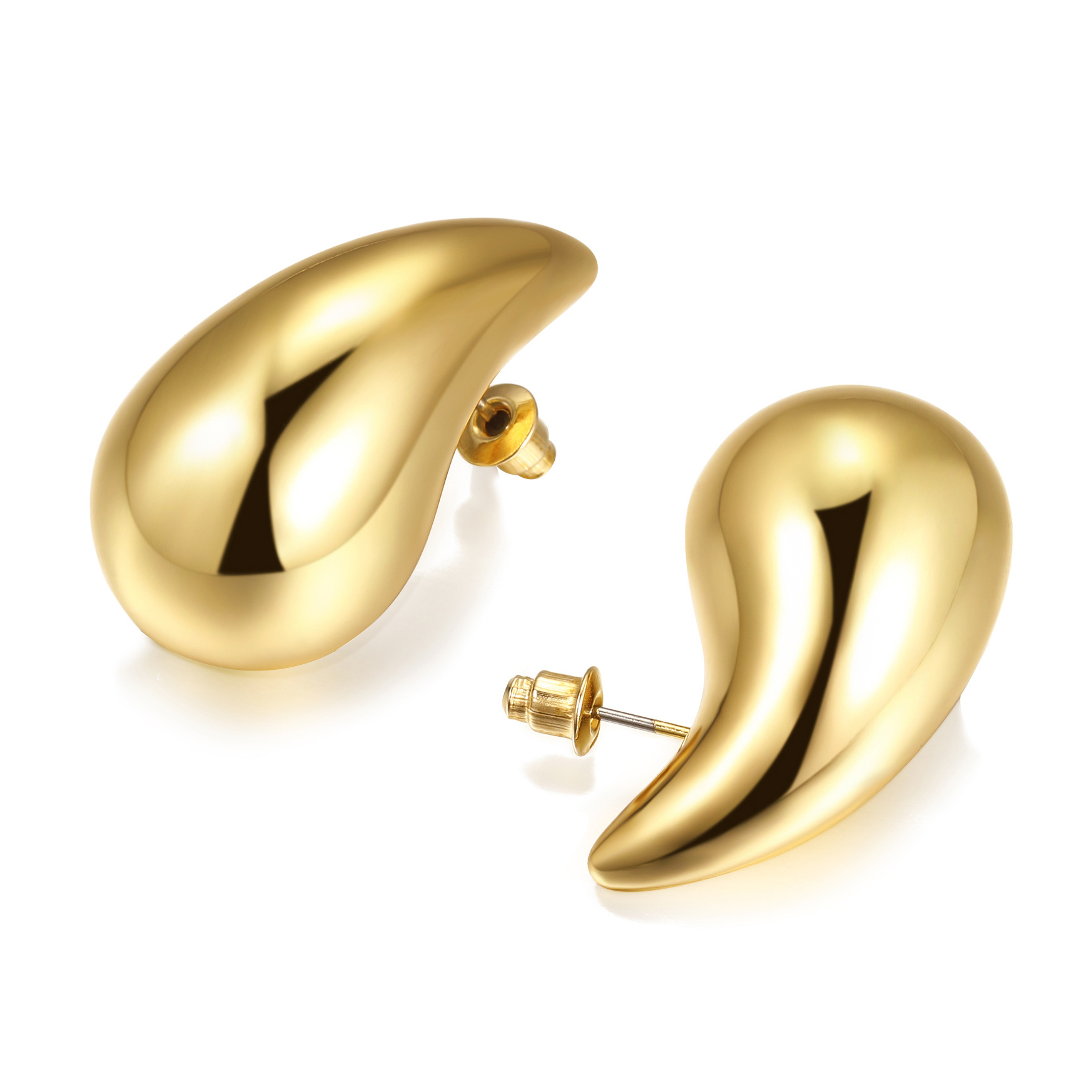 Hot selling earrings gold atmosphere earring Ear studs women - 图3