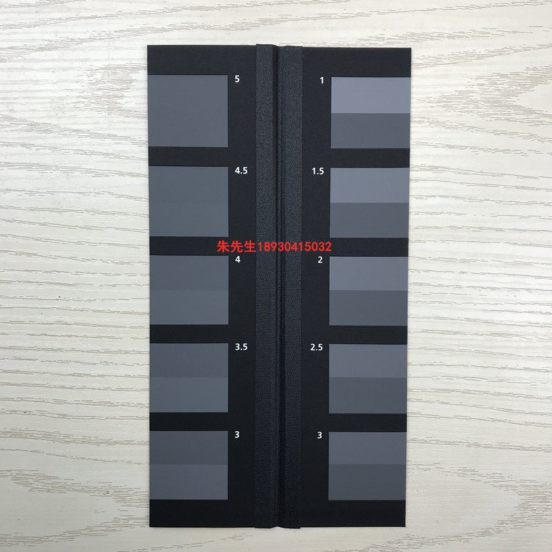 祈色美标AATCC变色灰卡评定纺织品色差变色色卡ISO 105/A02标准_虎窝淘