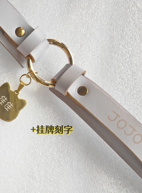 真皮圆环颈环choker真皮牵引绳