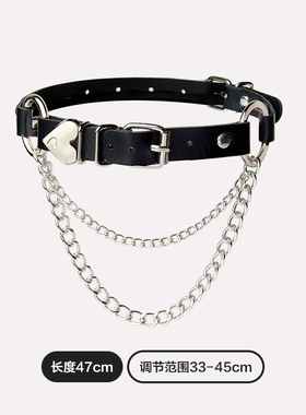 项圈chocker男生颈带项链女朋克饰品原创锁骨链暗黑风脖颈链颈环