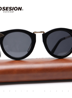 POSESION偏光遮阳大框复古太阳镜